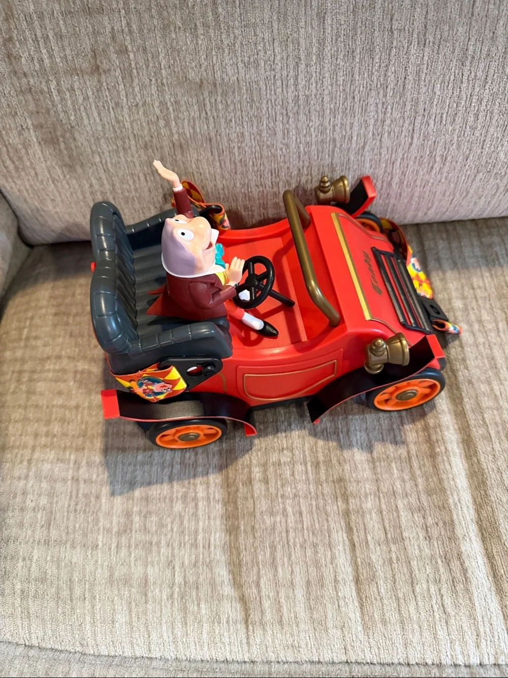 Disney Red Toady Ride-On Character Car popcorn bucket